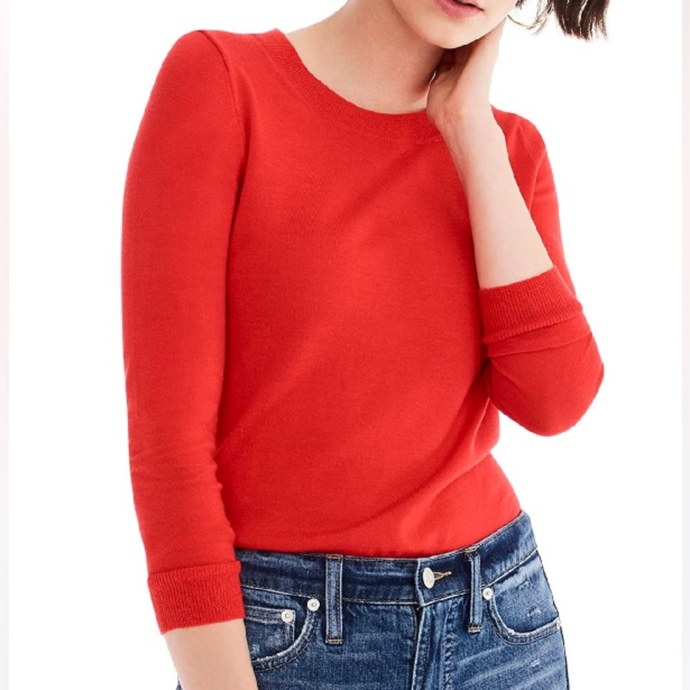 J.Crew Red Tippi Sweater